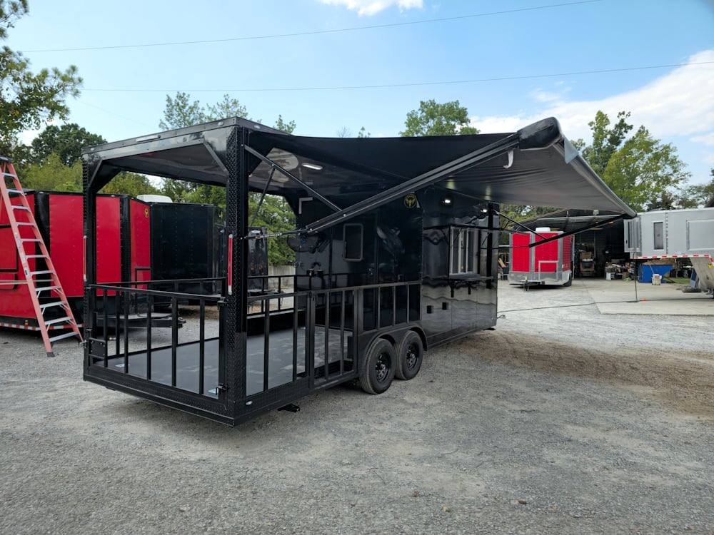 635-8.5-x-24-black-concession-trailer-kettle-corn-event-catering-29.jpg 8.5' X 24' Black Concession Trailer Kettle Corn Event Catering