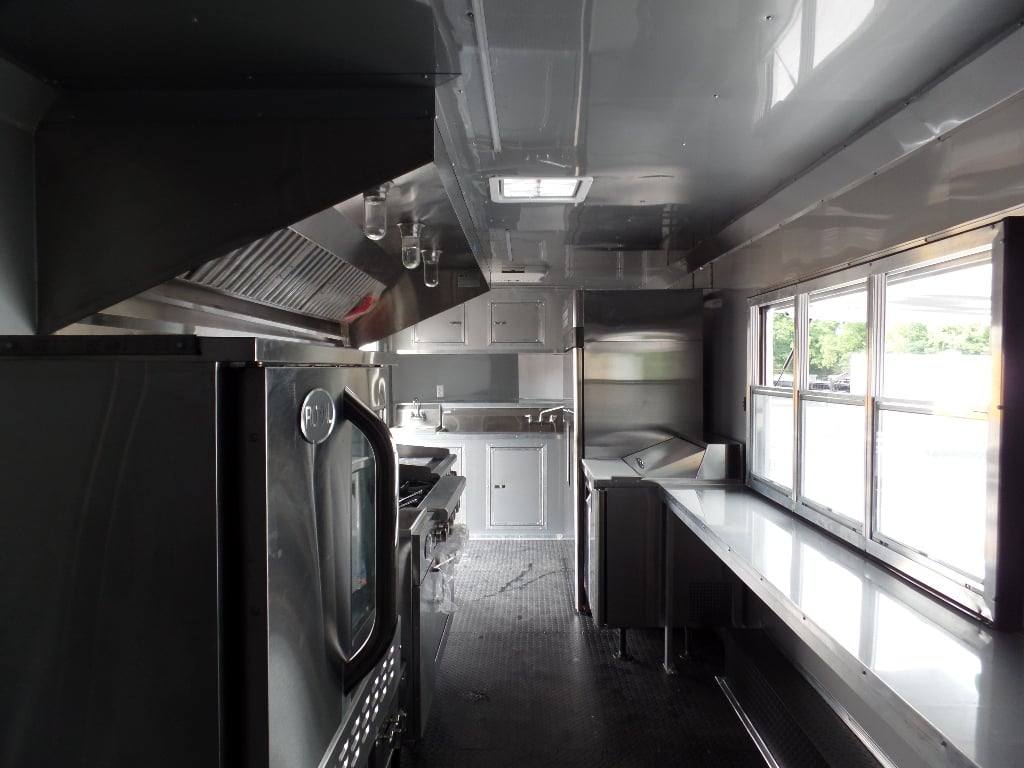 637-8.5-x-24-black-food-concession-trailer-with-appliances-10.jpg 8.5' x 24' Black Food Concession Trailer With Appliances