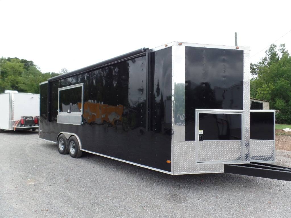 637-8.5-x-24-black-food-concession-trailer-with-appliances-16.jpg 8.5' x 24' Black Food Concession Trailer With Appliances
