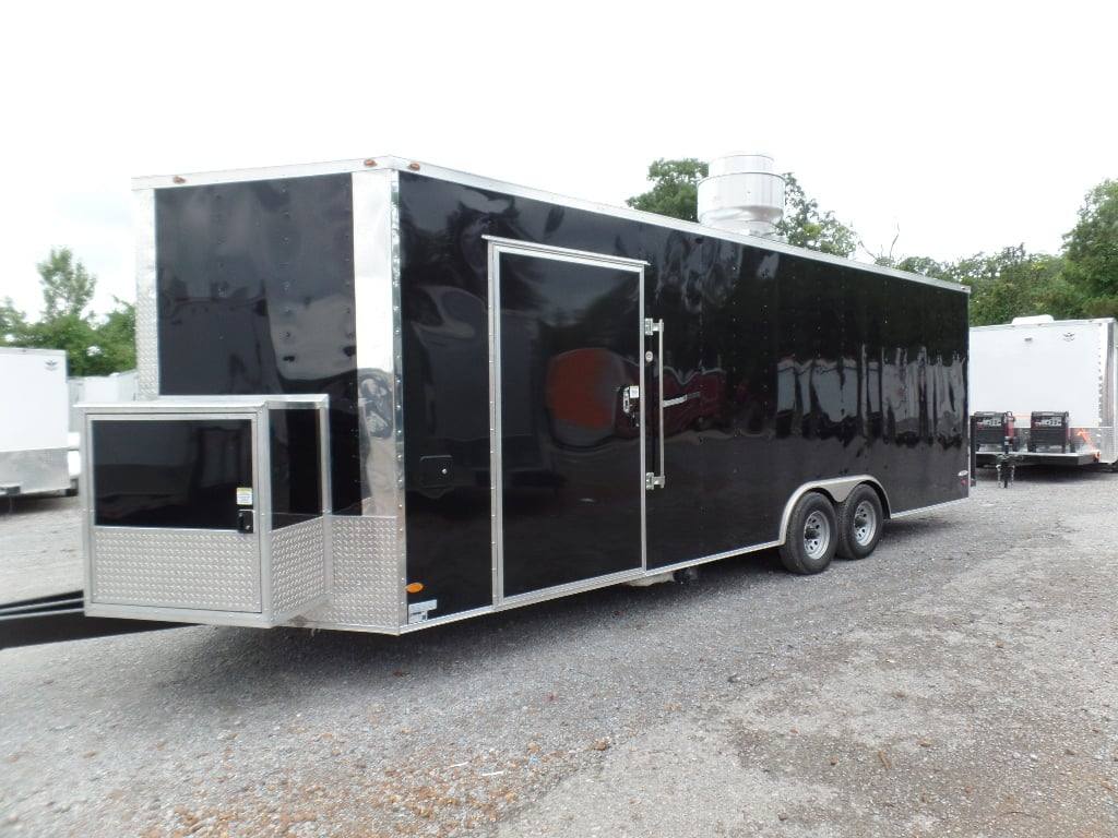 637-8.5-x-24-black-food-concession-trailer-with-appliances-26.jpg 8.5' x 24' Black Food Concession Trailer With Appliances
