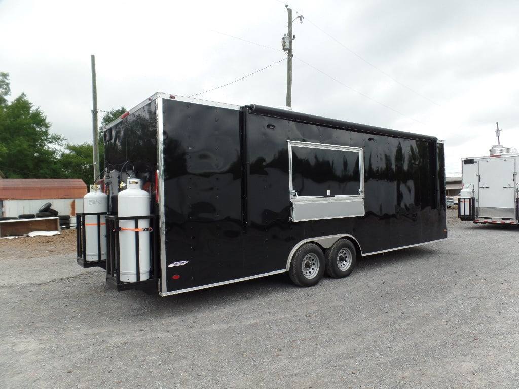 637-8.5-x-24-black-food-concession-trailer-with-appliances-30.jpg 8.5' x 24' Black Food Concession Trailer With Appliances