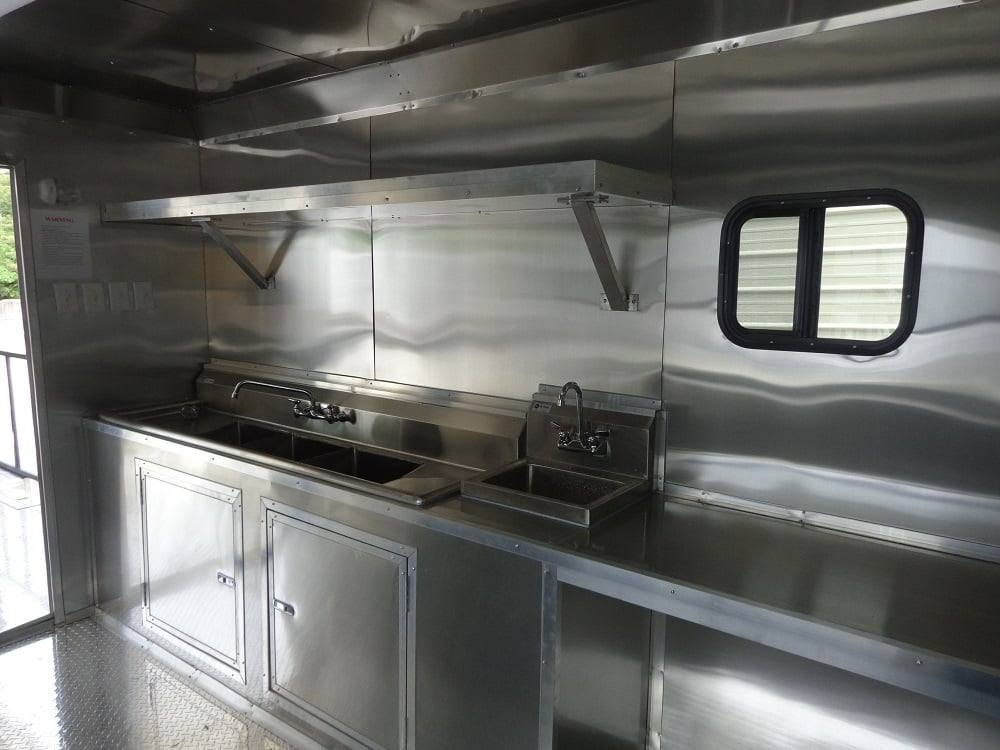 638-8.5-x-24-black-porch-bbq-concession-food-trailer-with-appliances-12.jpg 8.5' x 24' Black Porch BBQ Concession Food Trailer With Appliances