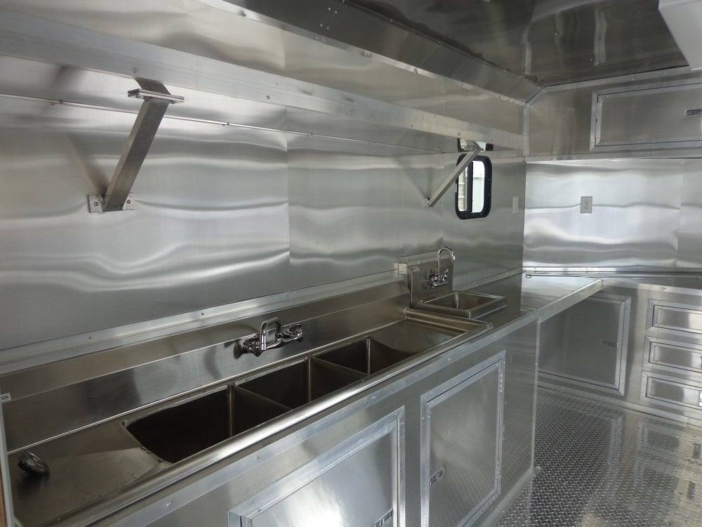638-8.5-x-24-black-porch-bbq-concession-food-trailer-with-appliances-18.jpg 8.5' x 24' Black Porch BBQ Concession Food Trailer With Appliances