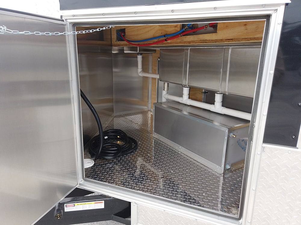 639-8.5-x-24-black-porch-style-bbq-concession-food-trailer-13.jpg 8.5' x 24' Black Porch Style BBQ Concession Food Trailer