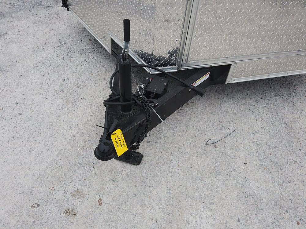 639-8.5-x-24-black-porch-style-bbq-concession-food-trailer-18.jpg 8.5' x 24' Black Porch Style BBQ Concession Food Trailer