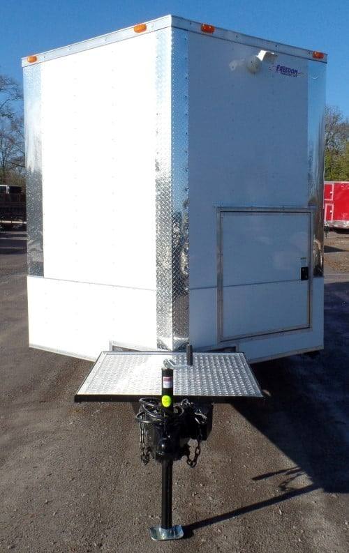 8.5' x 14' White Concession Food Trailer Event Catering