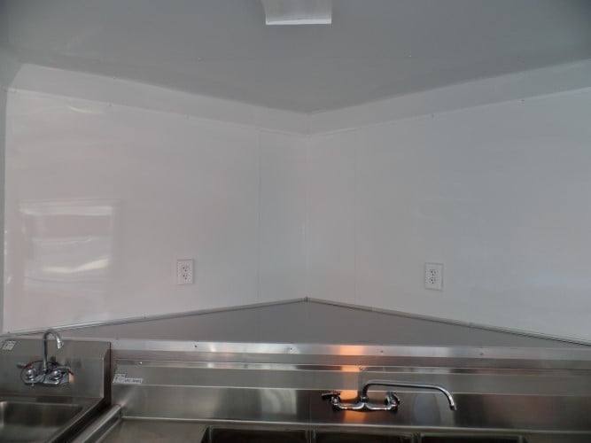 8.5' x 14' White Concession Food Trailer Event Catering