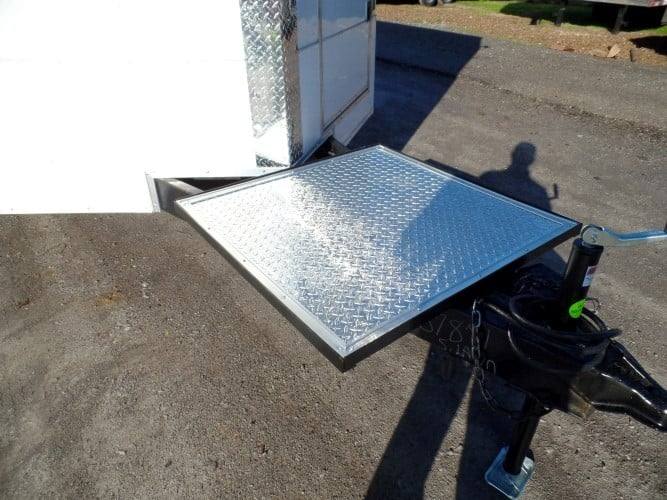 8.5' x 14' White Concession Food Trailer Event Catering