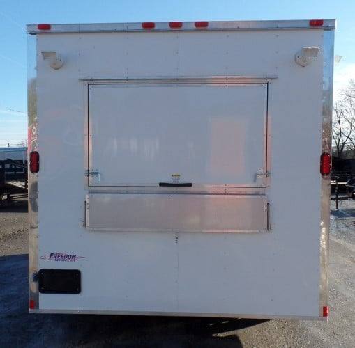 8.5' x 14' White Concession Food Trailer Event Catering