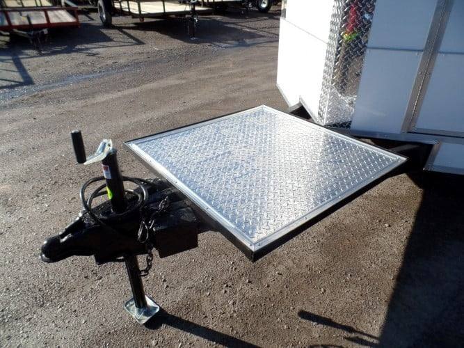 8.5' x 14' White Concession Food Trailer Event Catering