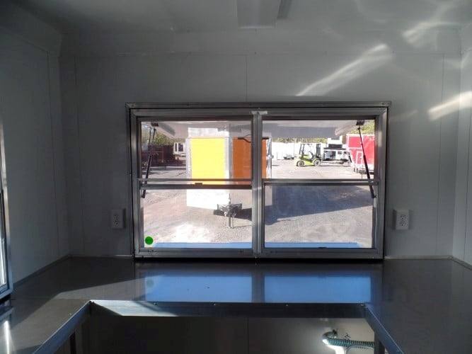 8.5' x 14' White Concession Food Trailer Event Catering