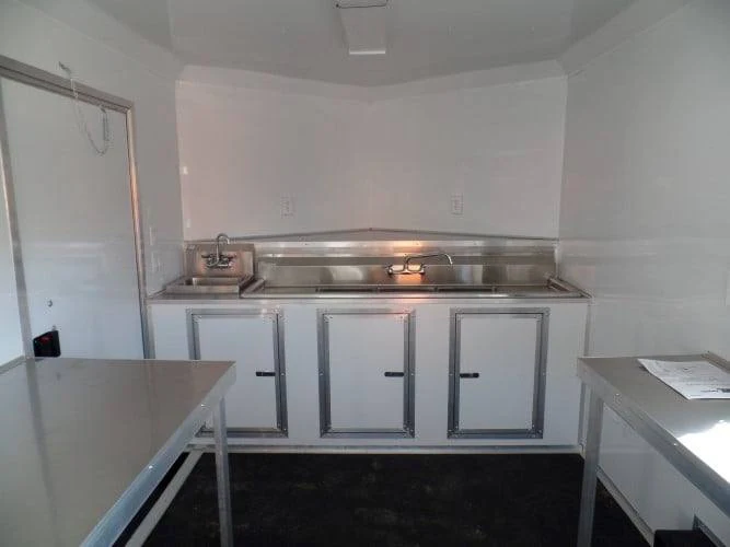 8.5' x 14' White Concession Food Trailer Event Catering