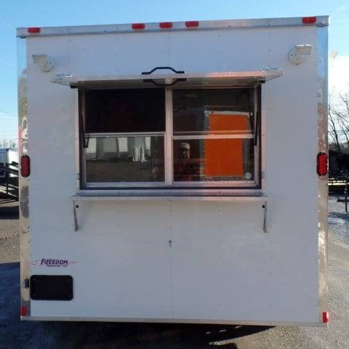 8.5' x 14' White Concession Food Trailer Event Catering