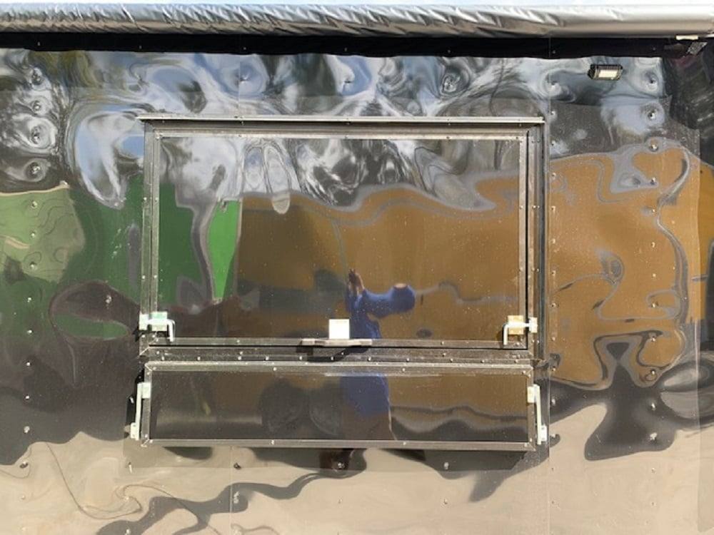 640-8.5-x-24-black-porch-style-bbq-concession-food-trailer-14.jpg 8.5' x 24' Black Porch Style BBQ Concession Food Trailer