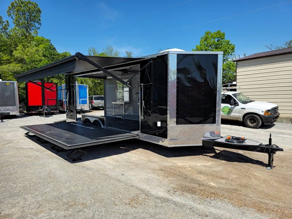 642-8.5-x-24-black-stage-and-marketing-show-trailer-30.jpg 8.5' X 24' Black Stage and Marketing Show Trailer