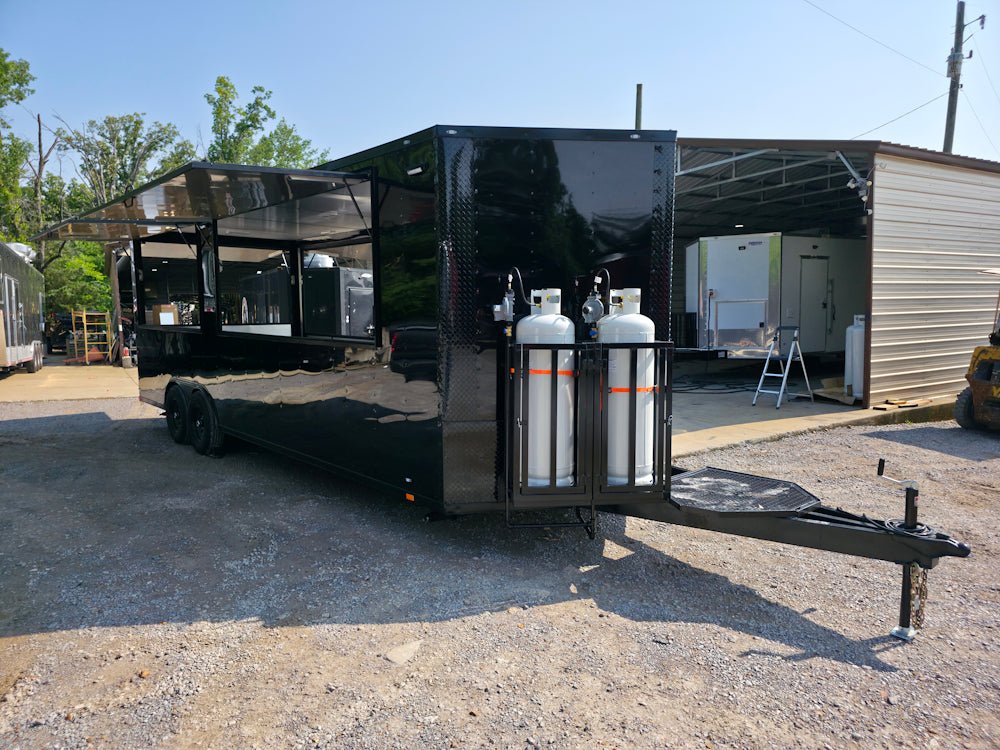 643-8.5-x-24-black-w-blackout-concession-trailer-event-vending-22.jpg 8.5' X 24' Black W/ Blackout Concession Trailer Event Vending