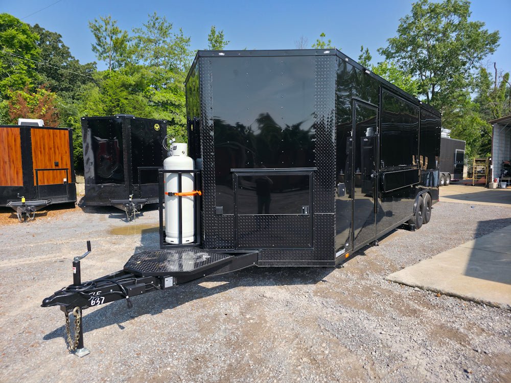 643-8.5-x-24-black-w-blackout-concession-trailer-event-vending-4.jpg 8.5' X 24' Black W/ Blackout Concession Trailer Event Vending