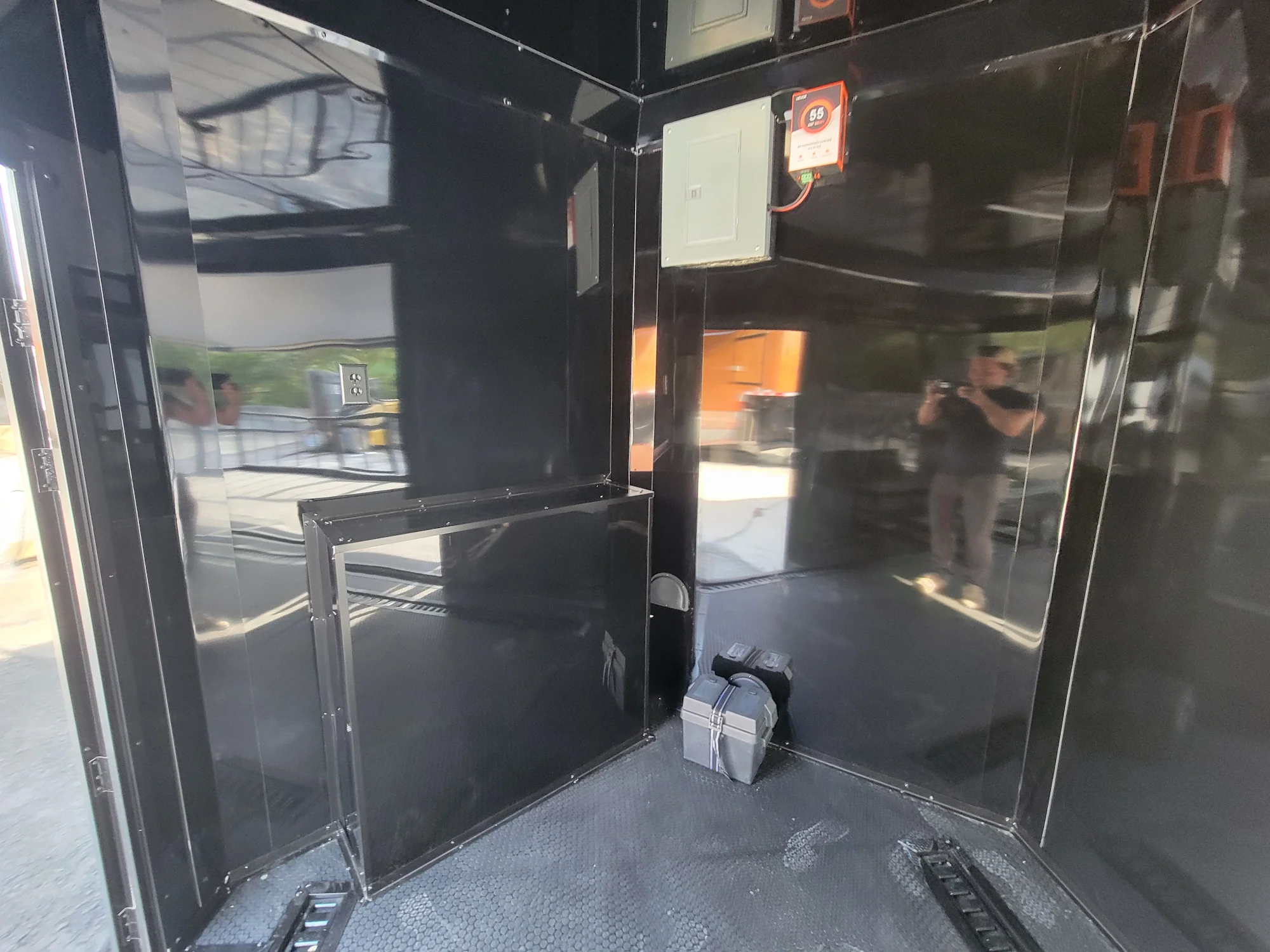 645-8.5-x-24-black-with-blackout-stage-trailer-with-awning-semi-screwless-exterior-18.webp 8.5' X 24' Black With Blackout Stage Trailer With Awning Semi Screwless Exterior
