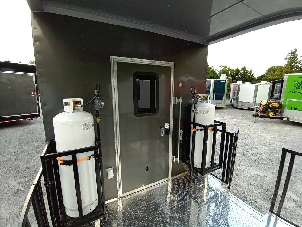 649-8.5-x-24-charcoal-gray-bbq-concession-food-trailer-23.jpg 8.5' x 24' Charcoal Gray BBQ Concession Food Trailer