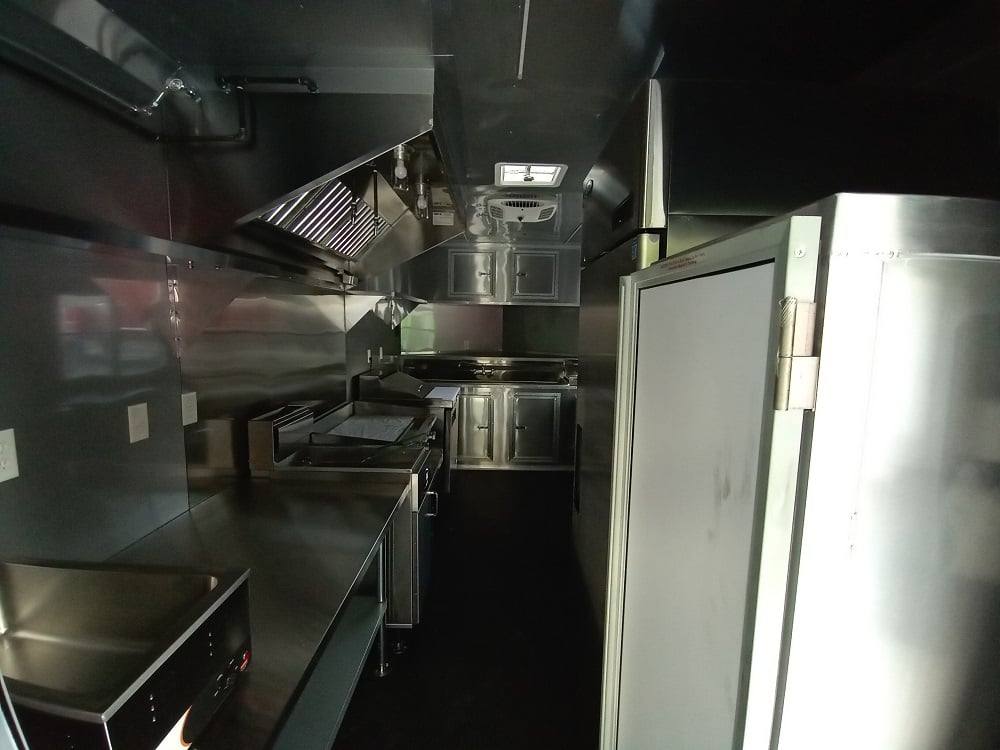 649-8.5-x-24-charcoal-gray-bbq-concession-food-trailer-25.jpg 8.5' x 24' Charcoal Gray BBQ Concession Food Trailer