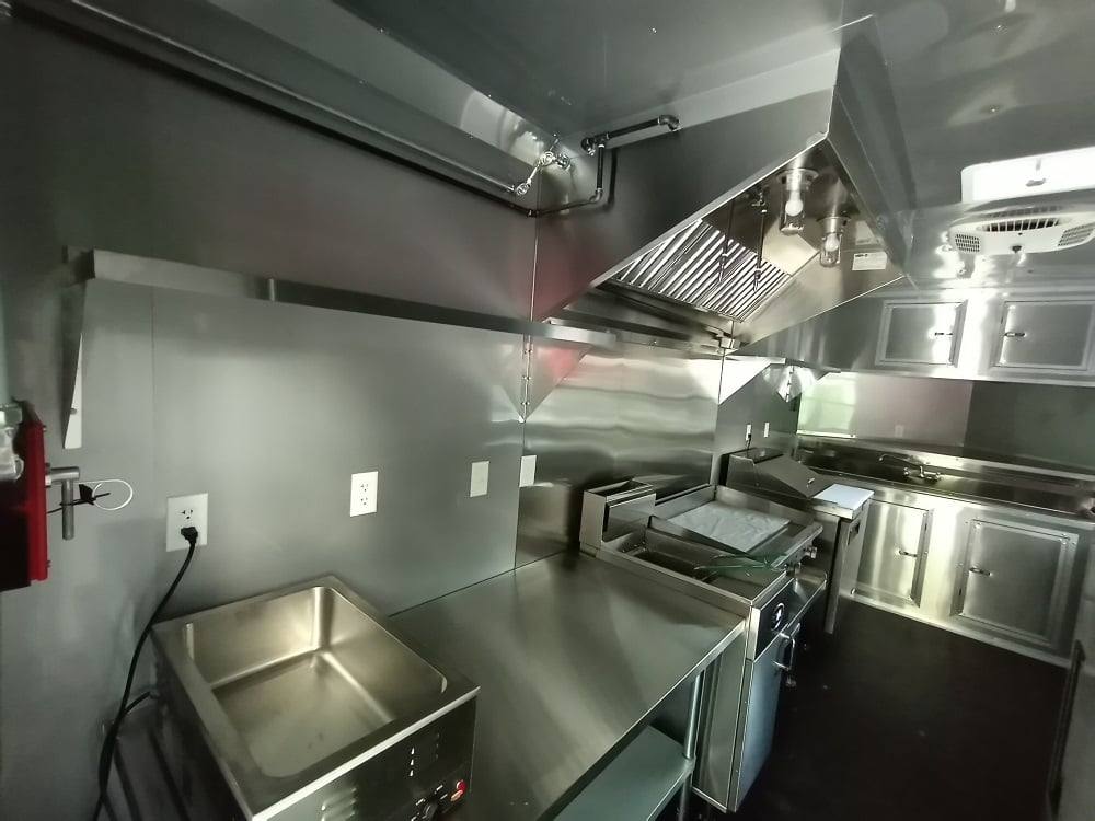 649-8.5-x-24-charcoal-gray-bbq-concession-food-trailer-26.jpg 8.5' x 24' Charcoal Gray BBQ Concession Food Trailer