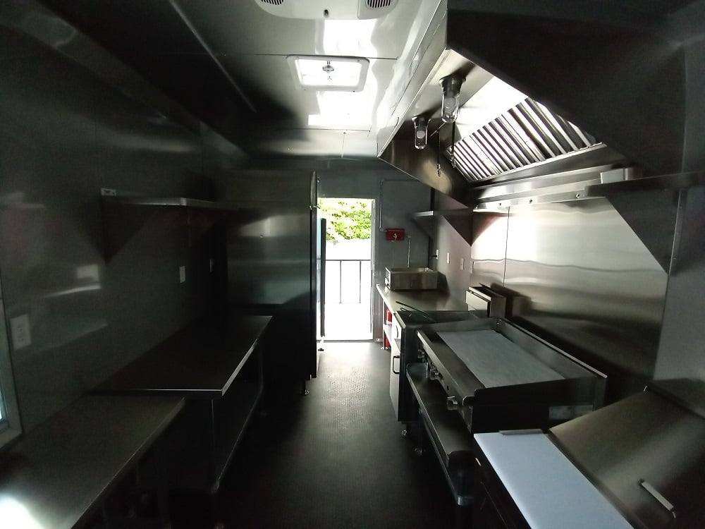 649-8.5-x-24-charcoal-gray-bbq-concession-food-trailer-33.jpg 8.5' x 24' Charcoal Gray BBQ Concession Food Trailer
