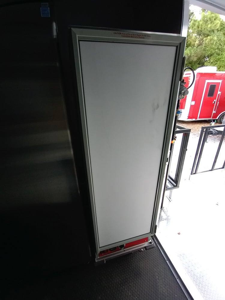 649-8.5-x-24-charcoal-gray-bbq-concession-food-trailer-37.jpg 8.5' x 24' Charcoal Gray BBQ Concession Food Trailer