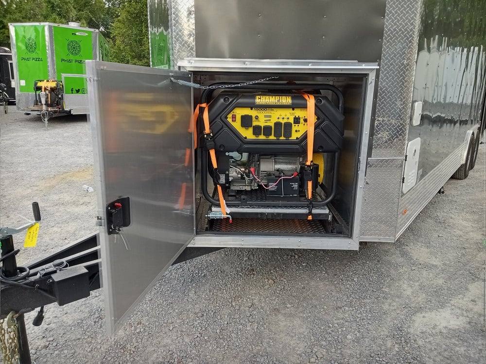 649-8.5-x-24-charcoal-gray-bbq-concession-food-trailer-4.jpg 8.5' x 24' Charcoal Gray BBQ Concession Food Trailer