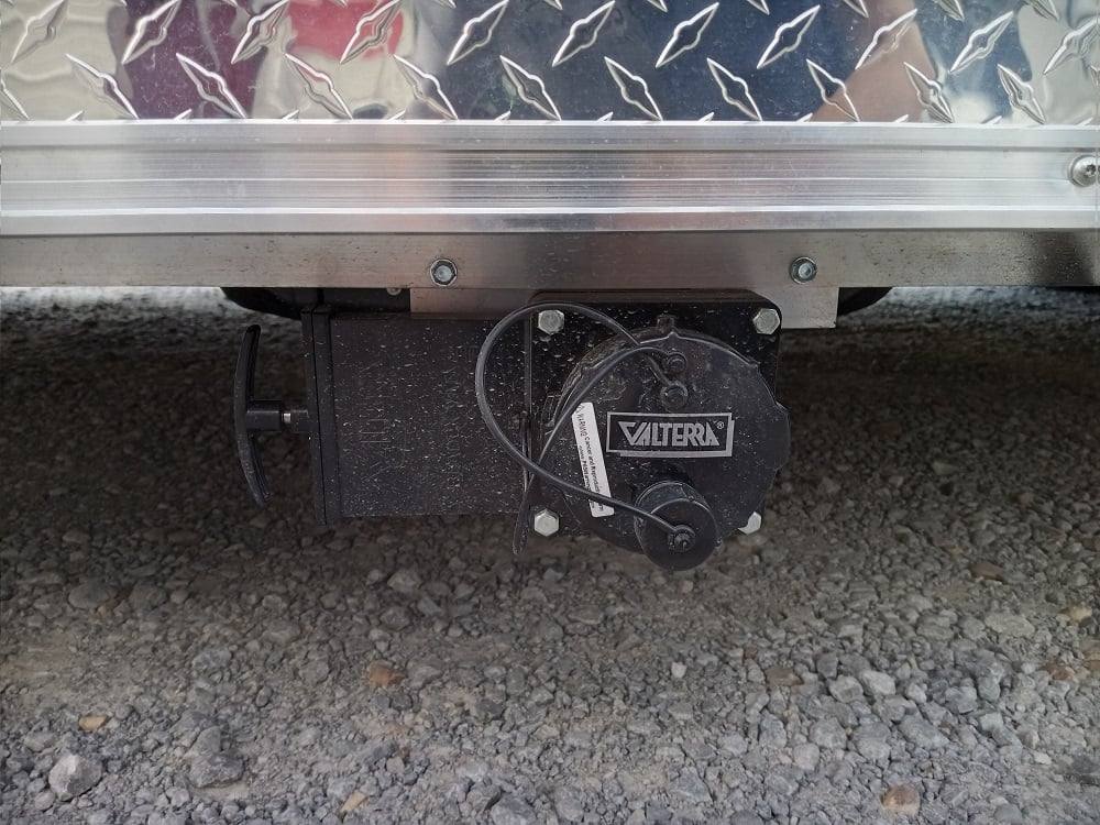 649-8.5-x-24-charcoal-gray-bbq-concession-food-trailer-9.jpg 8.5' x 24' Charcoal Gray BBQ Concession Food Trailer