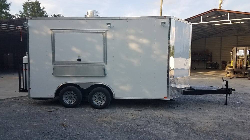 65-8.5-x-14-white-concession-food-trailer-with-appliances-2.jpg 8.5' x 14' White Concession Food Trailer With Appliances