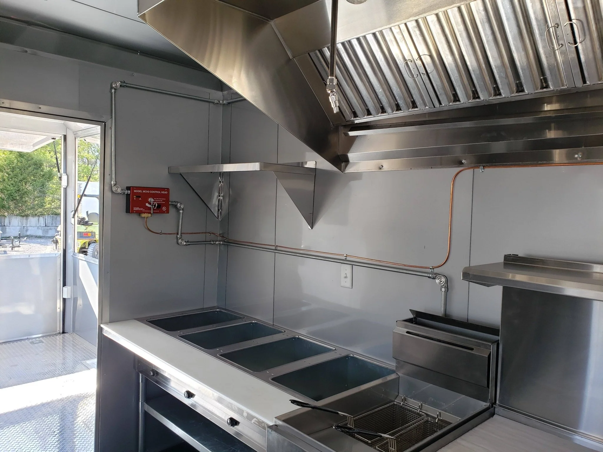 650-8.5-x-24-charcoal-gray-bbq-porch-concession-trailer-with-restroom-24.webp 8.5' x 24' Charcoal Gray BBQ Porch Concession Trailer with Restroom