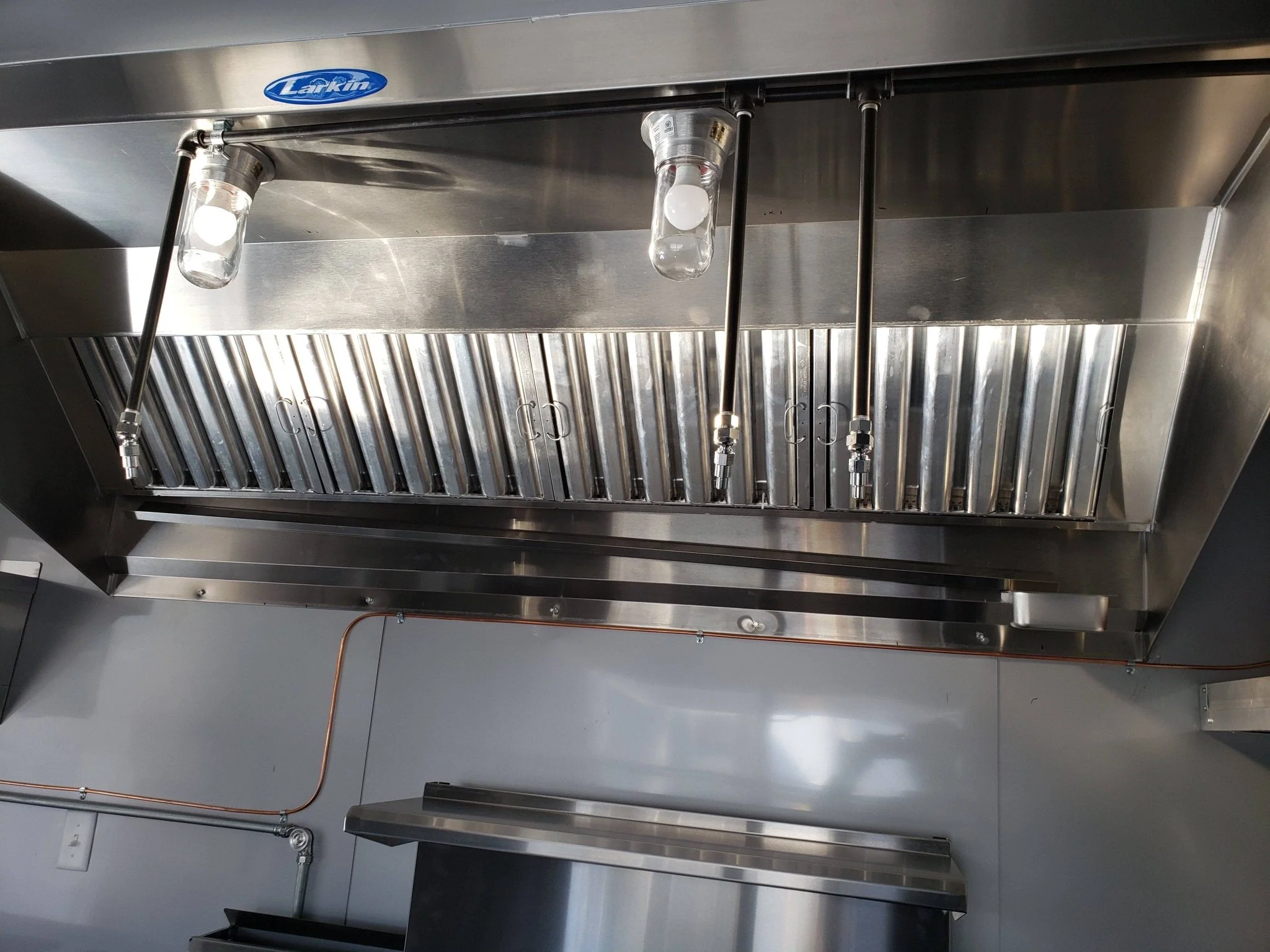 650-8.5-x-24-charcoal-gray-bbq-porch-concession-trailer-with-restroom-25.webp 8.5' x 24' Charcoal Gray BBQ Porch Concession Trailer with Restroom