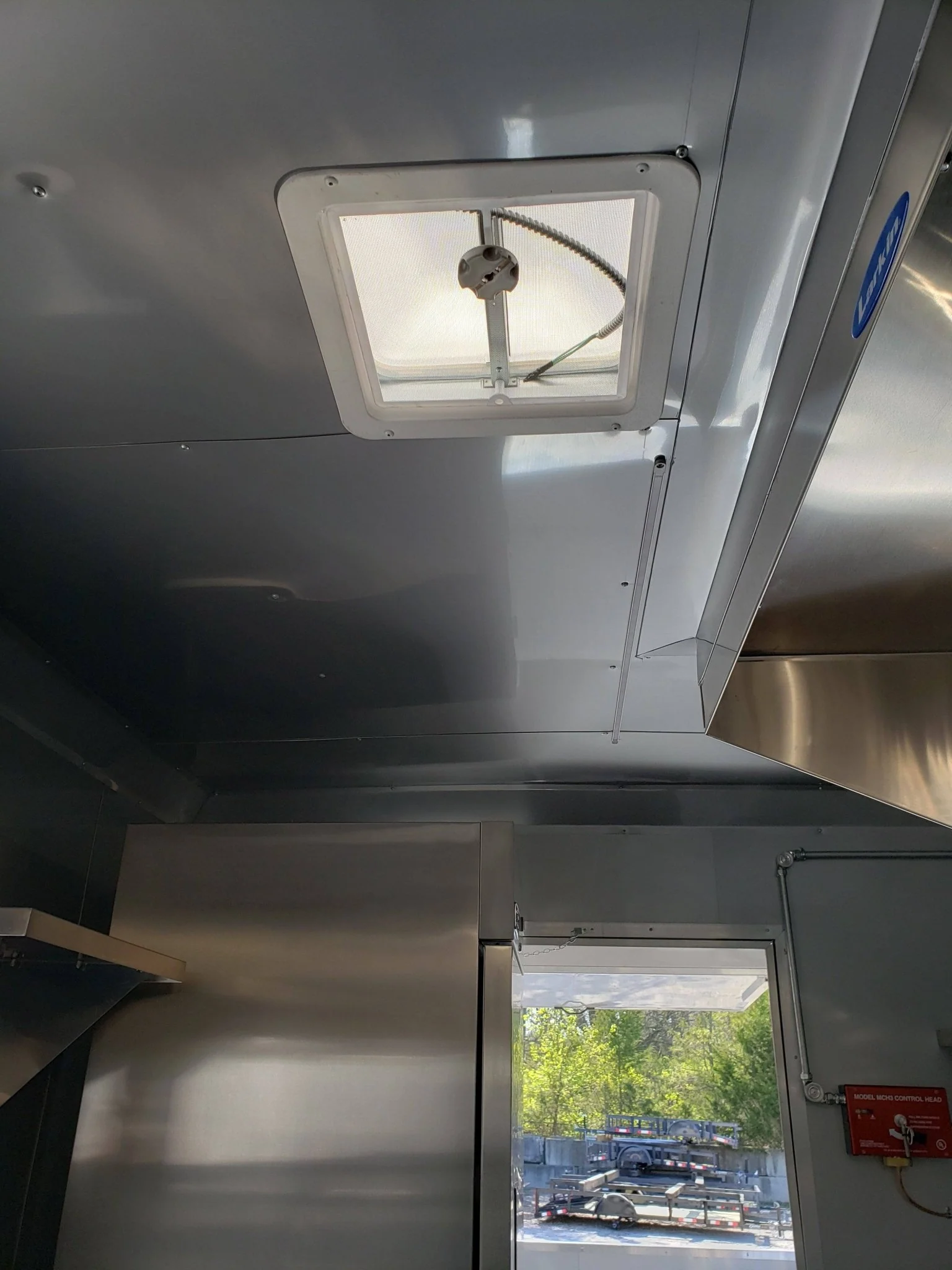 650-8.5-x-24-charcoal-gray-bbq-porch-concession-trailer-with-restroom-28.webp 8.5' x 24' Charcoal Gray BBQ Porch Concession Trailer with Restroom