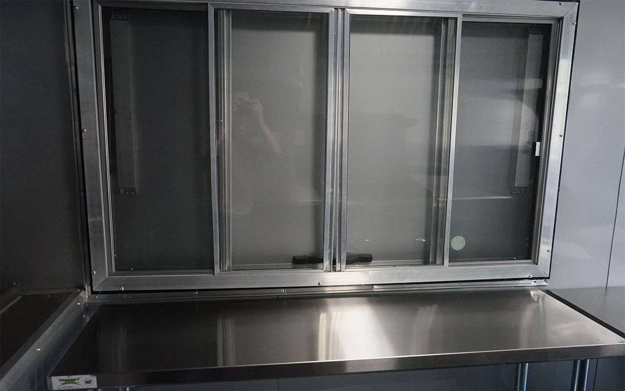 651-8.5-x-24-charcoal-gray-bbq-vending-porch-style-concession-trailer-21.webp 8.5' x 24' Charcoal Gray BBQ Vending Porch Style Concession Trailer
