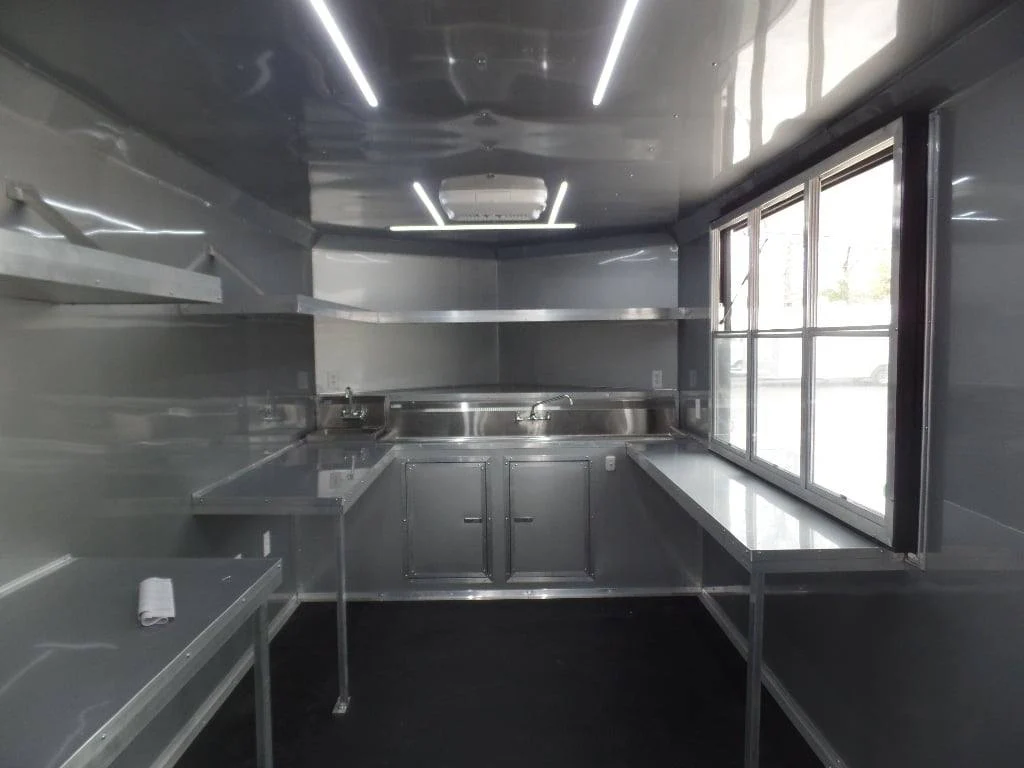 652-8.5-x-24-charcoal-grey-concession-bbq-porch-food-trailer-17.webp 8.5' x 24' Charcoal Grey Concession BBQ Porch Food Trailer