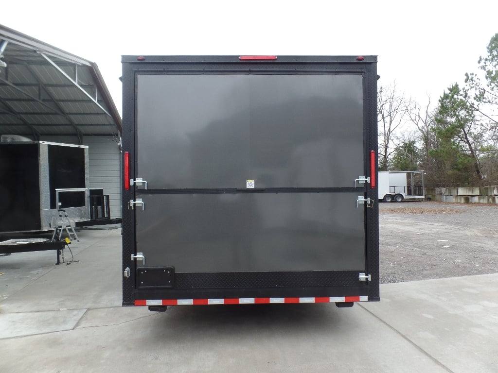 652-8.5-x-24-charcoal-grey-concession-bbq-porch-food-trailer-29.jpg 8.5' x 24' Charcoal Grey Concession BBQ Porch Food Trailer