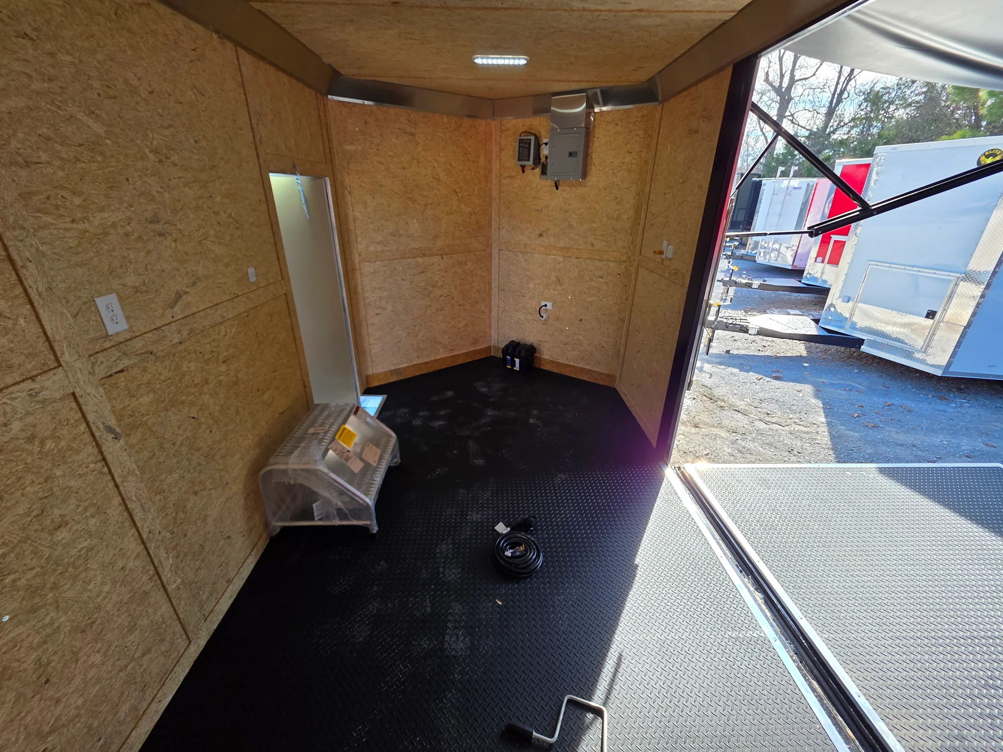 653-8.5-x-24-charcoal-grey-custom-stage-trailer-13.webp 8.5' X 24' Charcoal Grey Custom Stage Trailer