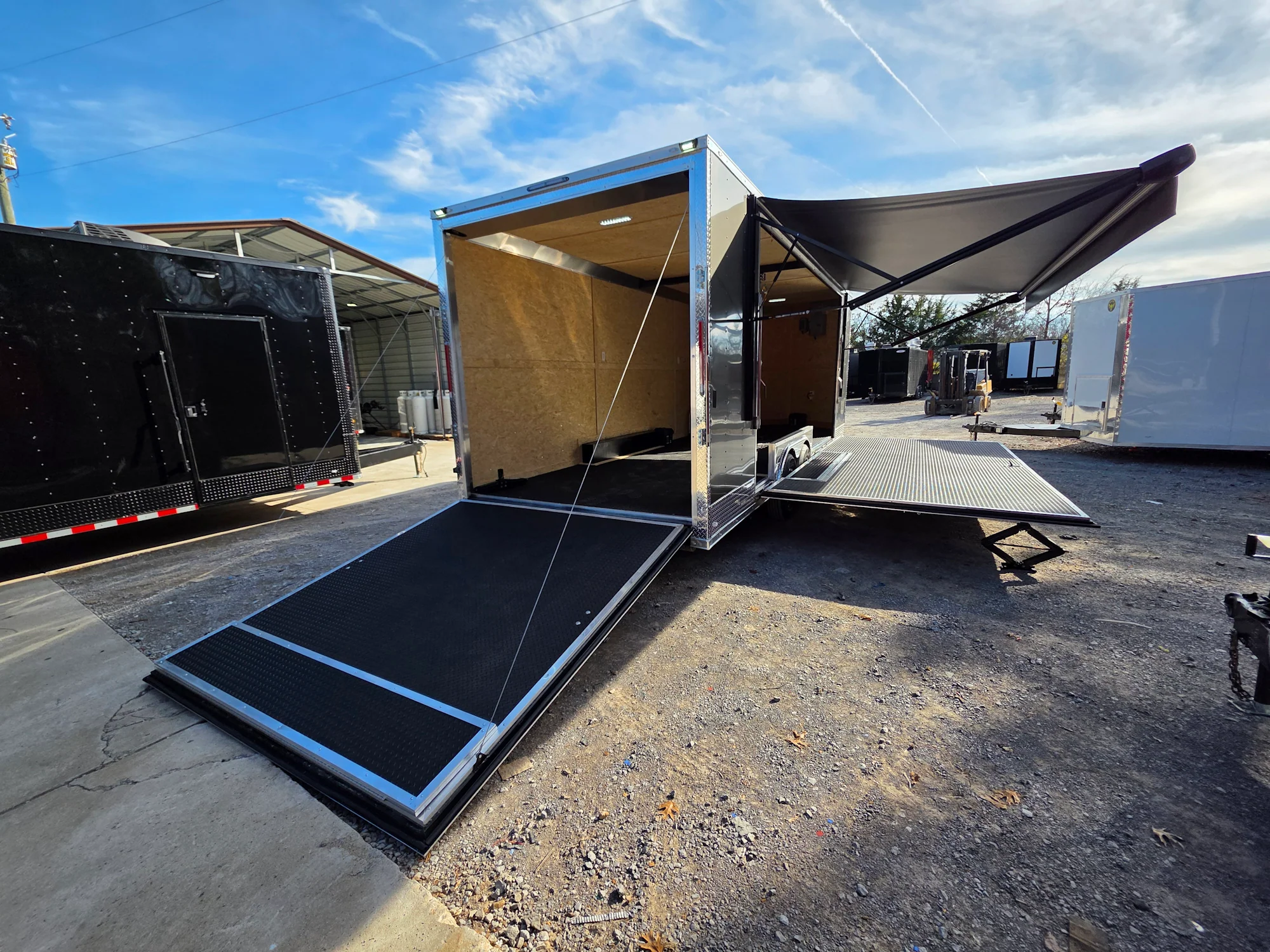 653-8.5-x-24-charcoal-grey-custom-stage-trailer-16.webp 8.5' X 24' Charcoal Grey Custom Stage Trailer