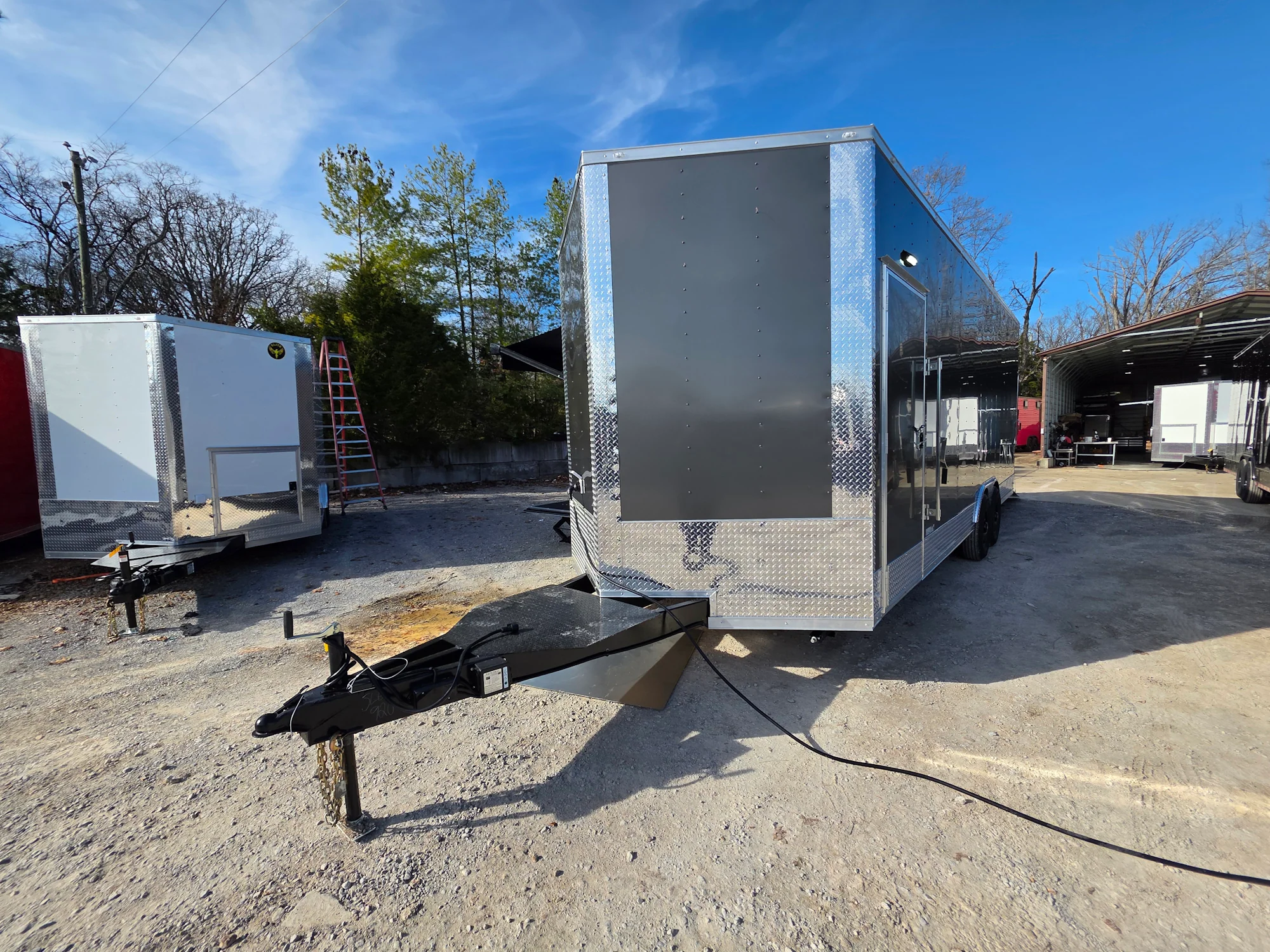 653-8.5-x-24-charcoal-grey-custom-stage-trailer-17.webp 8.5' X 24' Charcoal Grey Custom Stage Trailer