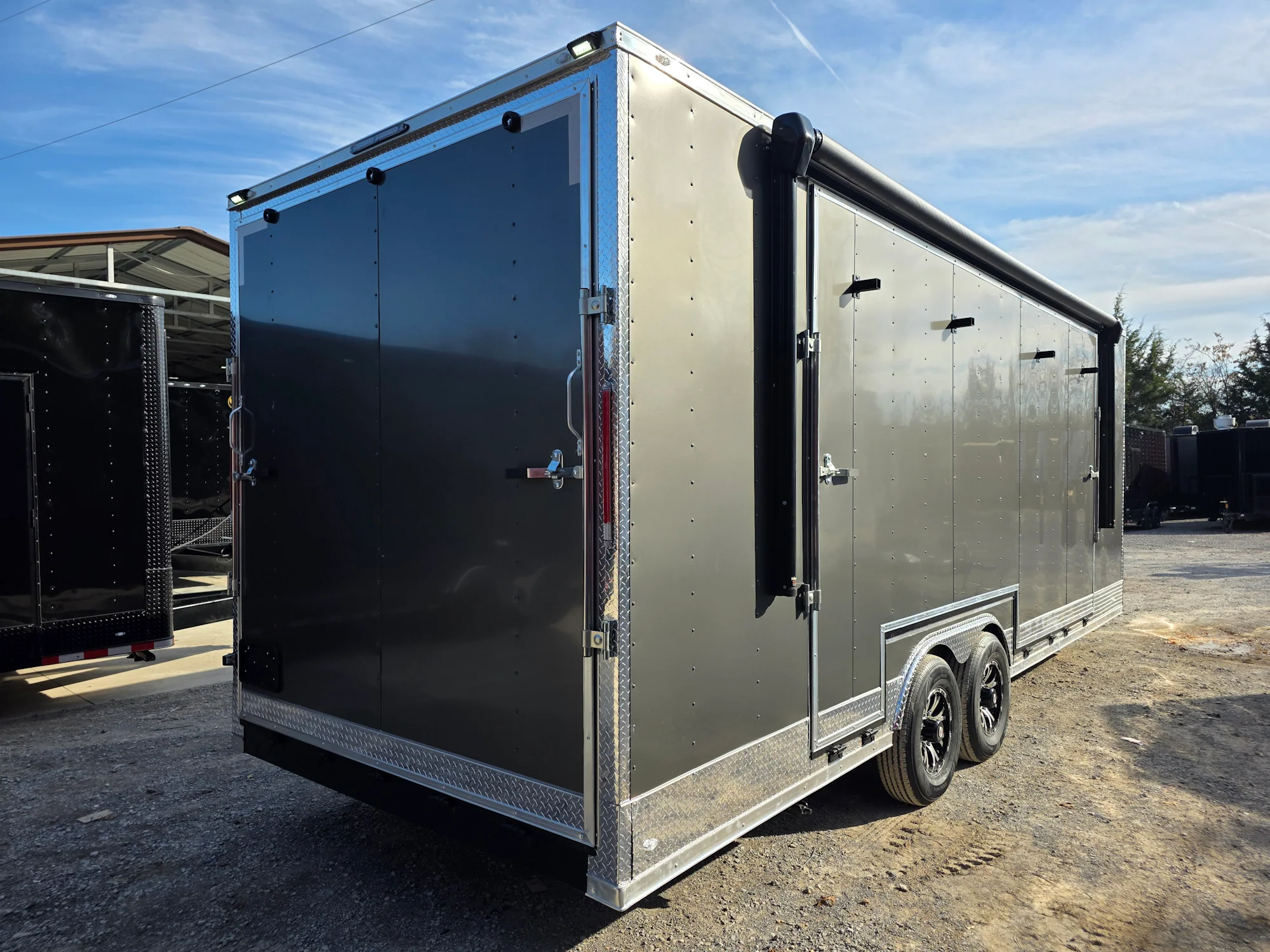 653-8.5-x-24-charcoal-grey-custom-stage-trailer-18.webp 8.5' X 24' Charcoal Grey Custom Stage Trailer