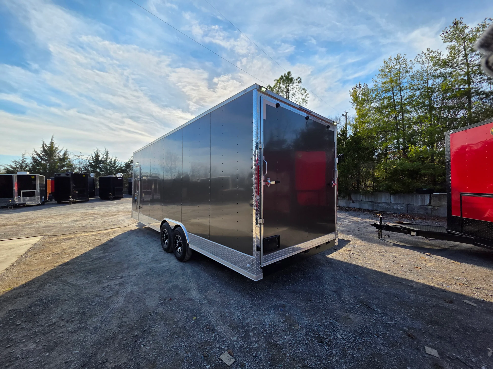 653-8.5-x-24-charcoal-grey-custom-stage-trailer-5.webp 8.5' X 24' Charcoal Grey Custom Stage Trailer