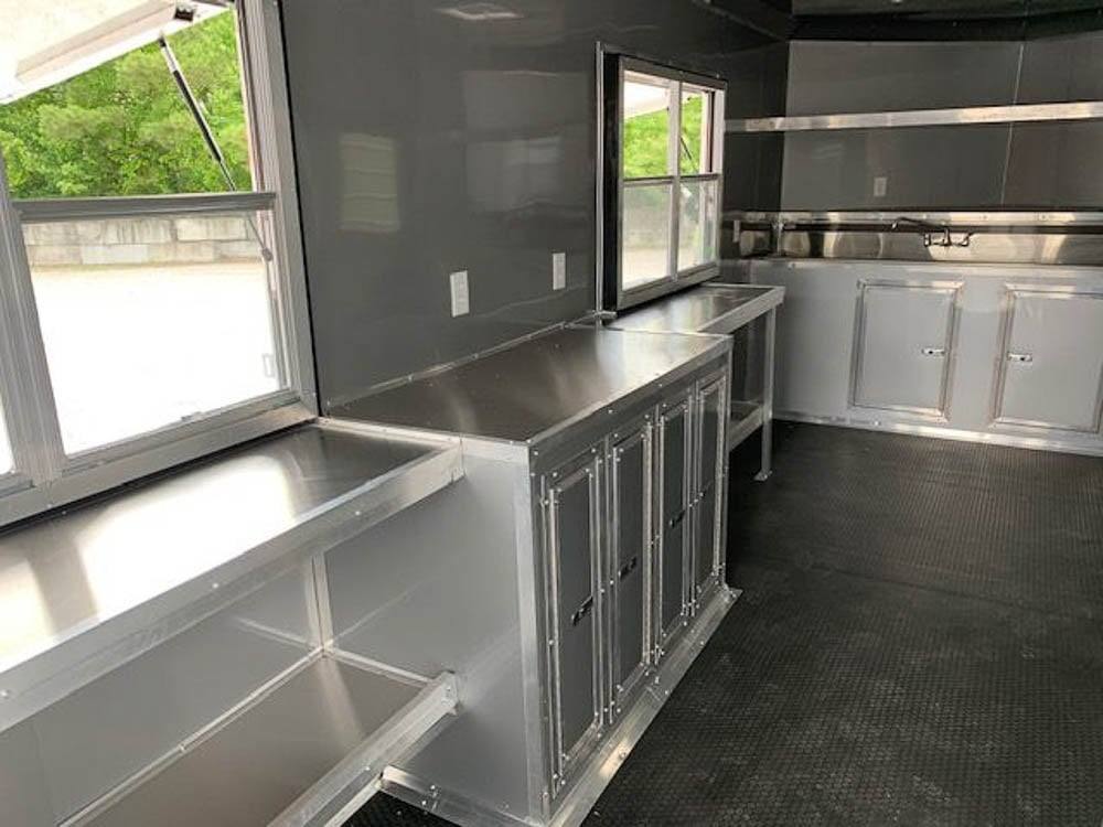 656-8.5-x-24-cobalt-blue-bbq-porch-concession-food-trailer-13.jpg 8.5' x 24' Cobalt Blue BBQ Porch Concession Food Trailer