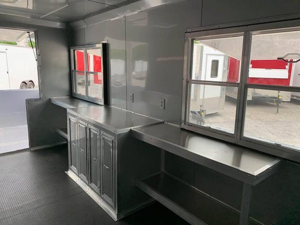 656-8.5-x-24-cobalt-blue-bbq-porch-concession-food-trailer-19.jpg 8.5' x 24' Cobalt Blue BBQ Porch Concession Food Trailer