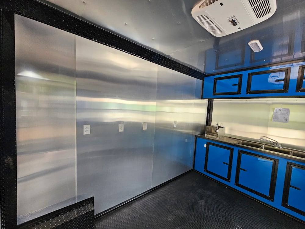 658-8.5-x-24-cobalt-blue-concession-trailer-food-event-catering-19.jpg 8.5' X 24' Cobalt Blue Concession Trailer Food Event Catering