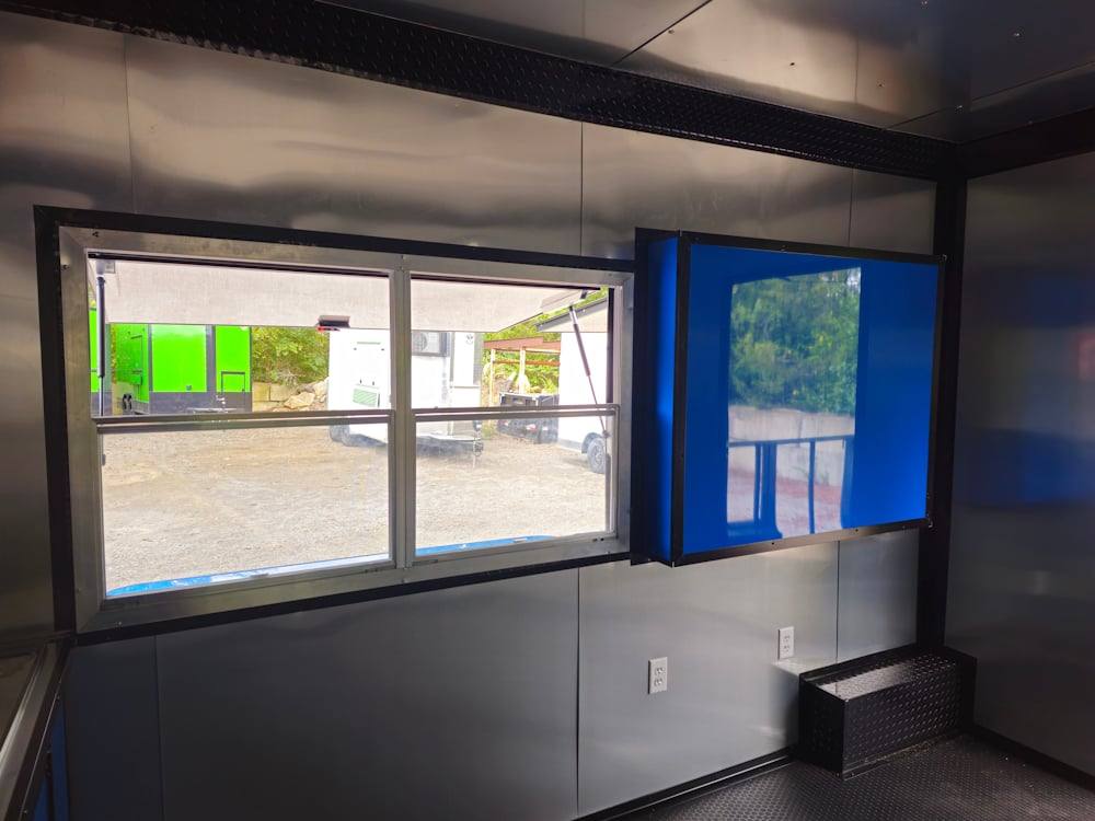 658-8.5-x-24-cobalt-blue-concession-trailer-food-event-catering-20.jpg 8.5' X 24' Cobalt Blue Concession Trailer Food Event Catering