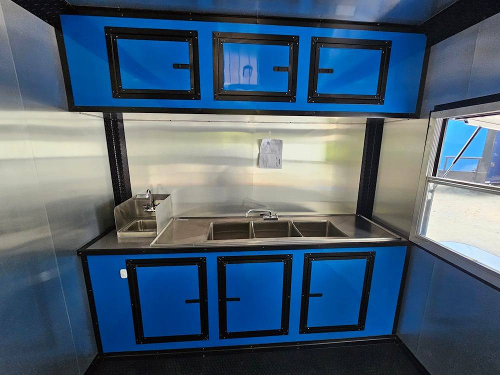 658-8.5-x-24-cobalt-blue-concession-trailer-food-event-catering-21.jpg 8.5' X 24' Cobalt Blue Concession Trailer Food Event Catering