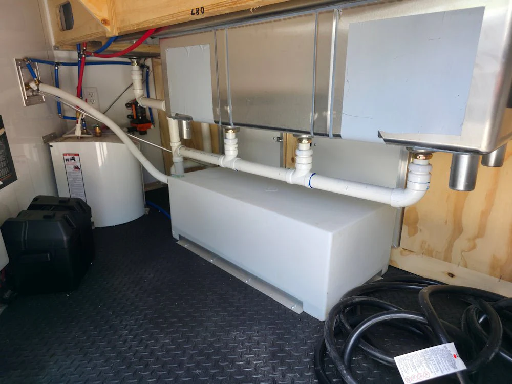 8.5' X 14' White Custom Concession Trailer With 7' Porch BBQ Event Catering