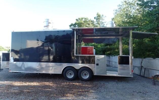 660-8.5-x-24-concession-bbq-food-trailer-black-event-catering-21.jpg 8.5' x 24' Concession BBQ Food Trailer Black Event Catering