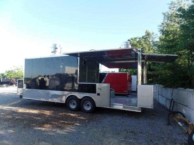 660-8.5-x-24-concession-bbq-food-trailer-black-event-catering-28.jpg 8.5' x 24' Concession BBQ Food Trailer Black Event Catering