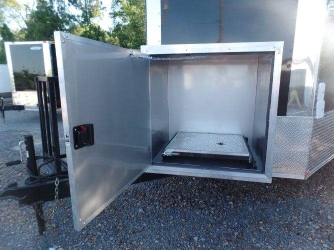 660-8.5-x-24-concession-bbq-food-trailer-black-event-catering-29.jpg 8.5' x 24' Concession BBQ Food Trailer Black Event Catering